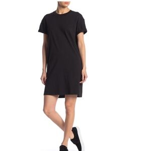 NWOT Madewell Tina T-Shirt Dress in True Black at Nordstrom - Size XXS